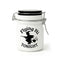 3.5 Inch Frosted Glass Flying Hi Tonight Stash Jar By Ted Miller Inno. With Clamp Lid, Get It Now At Honeybee Herb