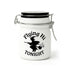 3.5 Inch Frosted Glass Flying Hi Tonight Stash Jar By Ted Miller Inno. With Clamp Lid, Get It Now At Honeybee Herb