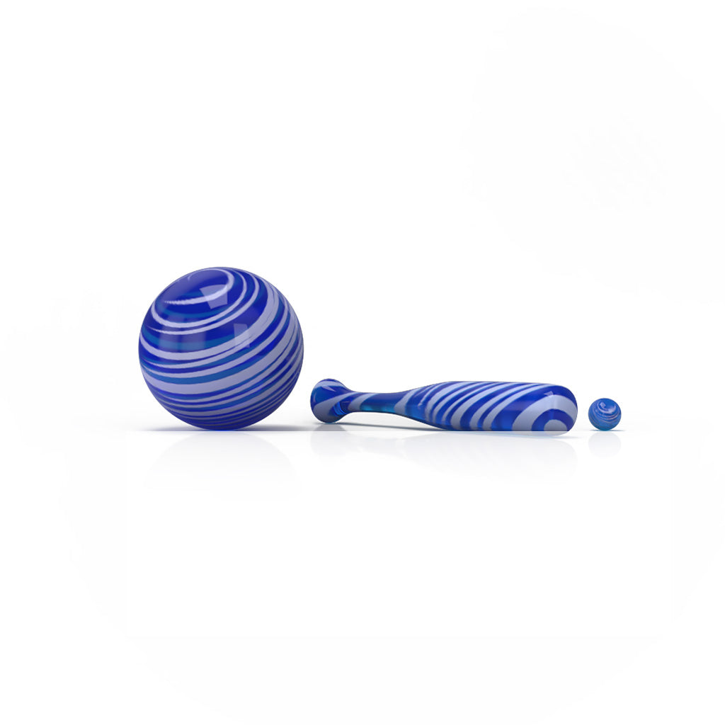 3 Pack Of Blue Dab Baseball Set of Dab Bat And Dab Marbel Product View 