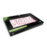 Medium pink 420 glass rolling tray displayed in a black retail box; shatter-resistant from Honeybee Herb 