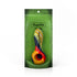 4-Inch Sand-Fire Vibrant  Linework Twist Spoon Pipe Packaging View By Honeybee 