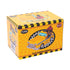 Retail box for the Taxi Cabbie Ashtray, yellow resin, 5.5-inch, with checkered art