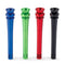 Four Aluminum Downstem And Bowl Pieces In Blue, Green, Red, And Black, 5.5-Inch Size  