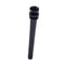 5.5-Inch Black Aluminum Downstem And Bowl Piece Available At Honeybee Herb