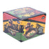 Retail box for the Jamaican Chilling on Stump Ashtray by Fujima with multicolor art