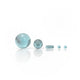 5 Pack of Ghost Clear Glass Dab Marble Set of 2 Different Sizes Dab Marble, 2 Terp Pearl, And 1 Terp Pills