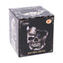 Retail box for the 5-inch Half Skull Ashtray by Fujima with product photo and skull art