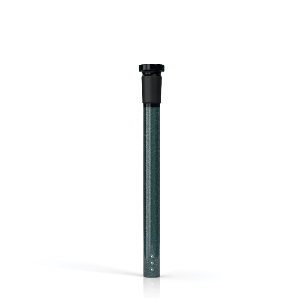 HBH 5-inch Teal 18mm Ground Joint & 14mm Inside Diameter Female Joint Dichro Stardust Downstem V6 Clear View