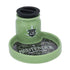 green budtender 6 inch ceramic stash tray with local 420 logo, premium storage tray for herbs at honeybee herb