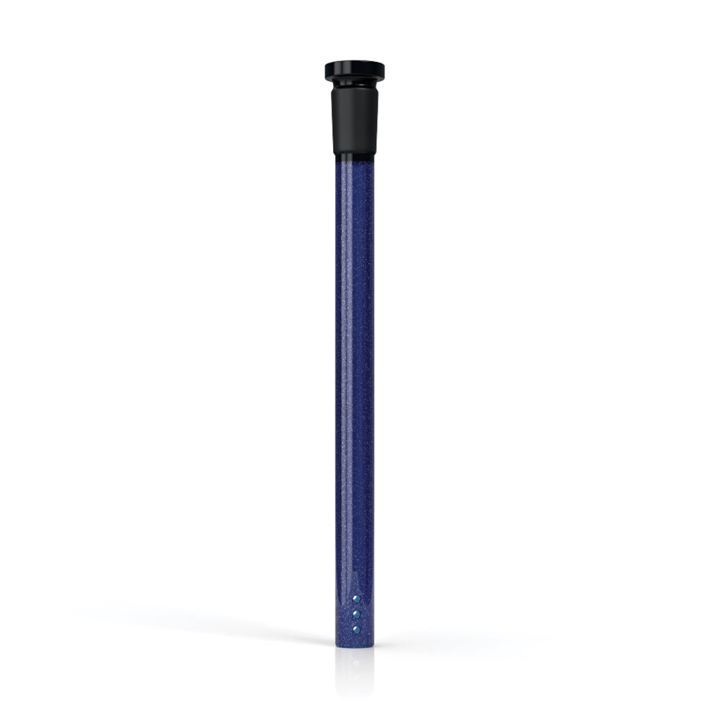 Honeybee Herb 6-inch Blue 18mm Ground Joint & 14mm ID Female Joint Dichro Stardust Downstem V6 Clear View