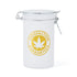 6-Inch Frosted Satisfaction Guaranteed Stash Jar By Ted Miller Innovations At Honeybee Herb Buzz Shop