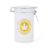 6-Inch Frosted Satisfaction Guaranteed Stash Jar By Ted Miller Innovations At Honeybee Herb Buzz Shop