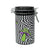  Side View Of 6-Inch Trippy Mushroom Checkboard Storage Jar By Ted Miller Innovations With Lid Open 