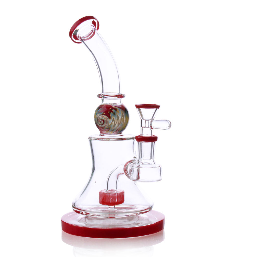 7.5IN CANDY COLORED MINI PECULATOR DAB RIG