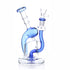 7 Inch Showerhead Perc Semi Recycler Blue Borosilicate Glass Dab Rig