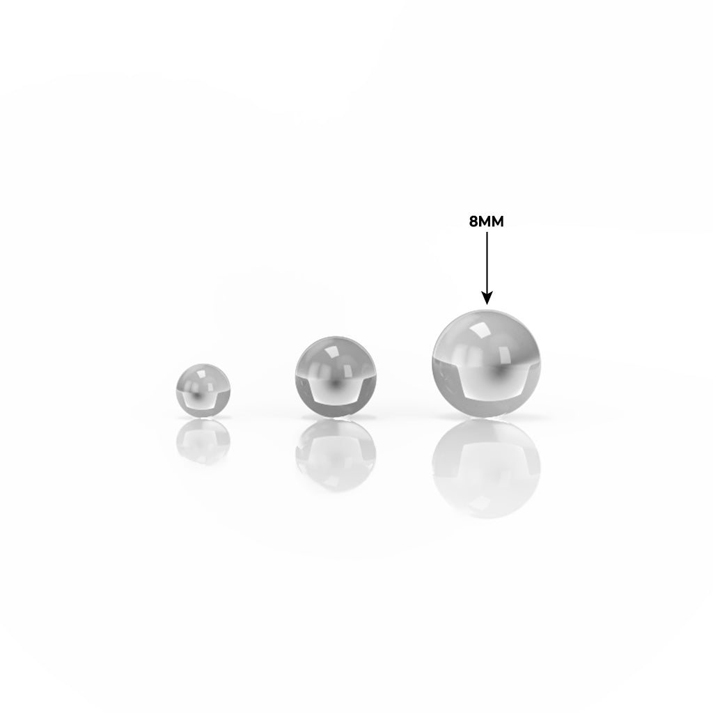 Quartz Dab Inserts 8mm Clear Honey Terp Pearls Infographic 