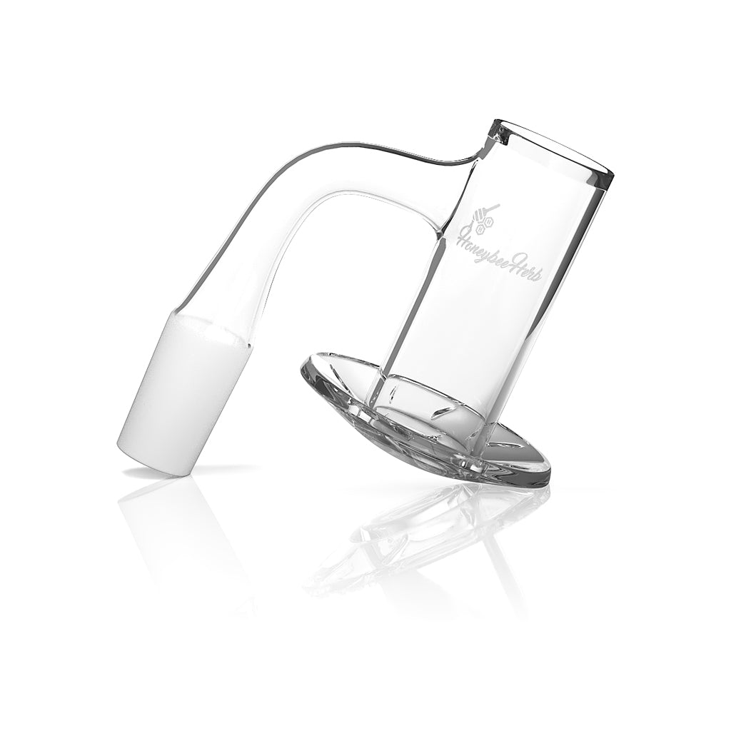 Beehive Quartz Banger 90° Degree Black Line with 10mm 14mm 18mm Male & Female Joints for waterpipes | Honeybee Herb