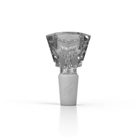 Thumbnail for Bong Glass Flower Bowl FB 4 Clear Colour with 14mm Male Joint Clear Image