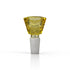 Bong Glass Flower Bowl FB 4 Yellow Colour with 14mm Male Joint Clear Image