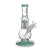 Buy Hittn green 8-arm tree perc bubble base bong – premium glass water pipe for smooth, cool smoking sessions.