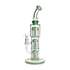 hittn-triple-tree-perc-bent-neck-bong-green-full-view