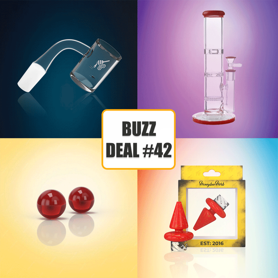 Best Buzz Deal For Dabbers Water Pipe Combo Honeybee Herb
