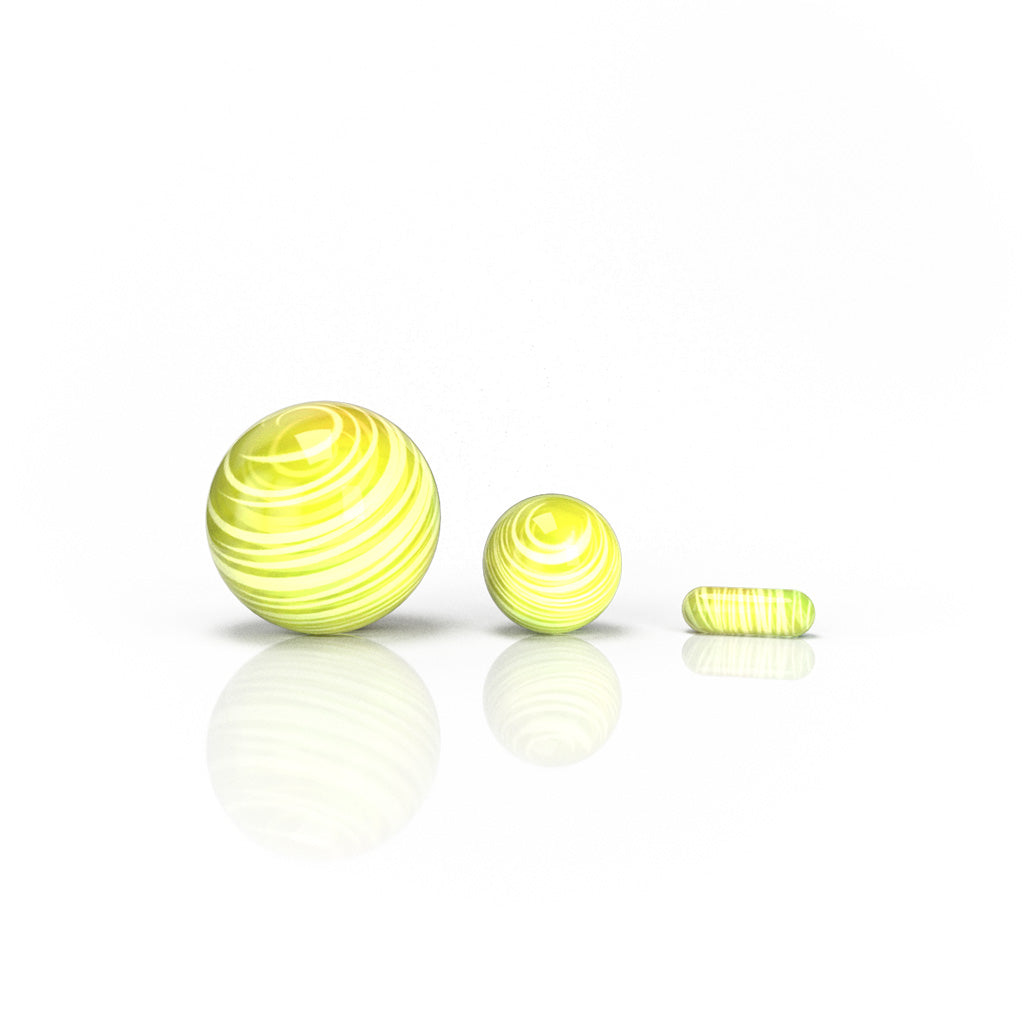 Dab Marble Sets Yellow Quartz & Dab Inserts Clear View