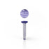 Dab Screw Sets Dab Inserts Blue Colour Clear Straight View