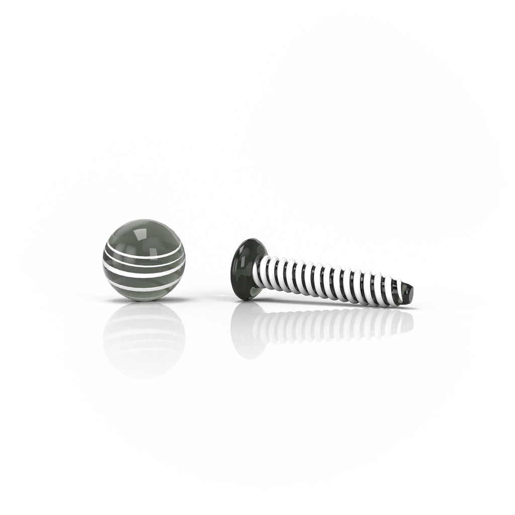 Dab Screw Sets Dab Inserts Green Colour Clear View