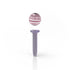 Dab Screw Sets Dab Inserts Lilac Colour Clear Straight View