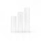 20mm 25mm 30mm Sizes 3PK Hollow Clear Quartz Dab Pillars Straight View | Slurper Style Banger Inserts