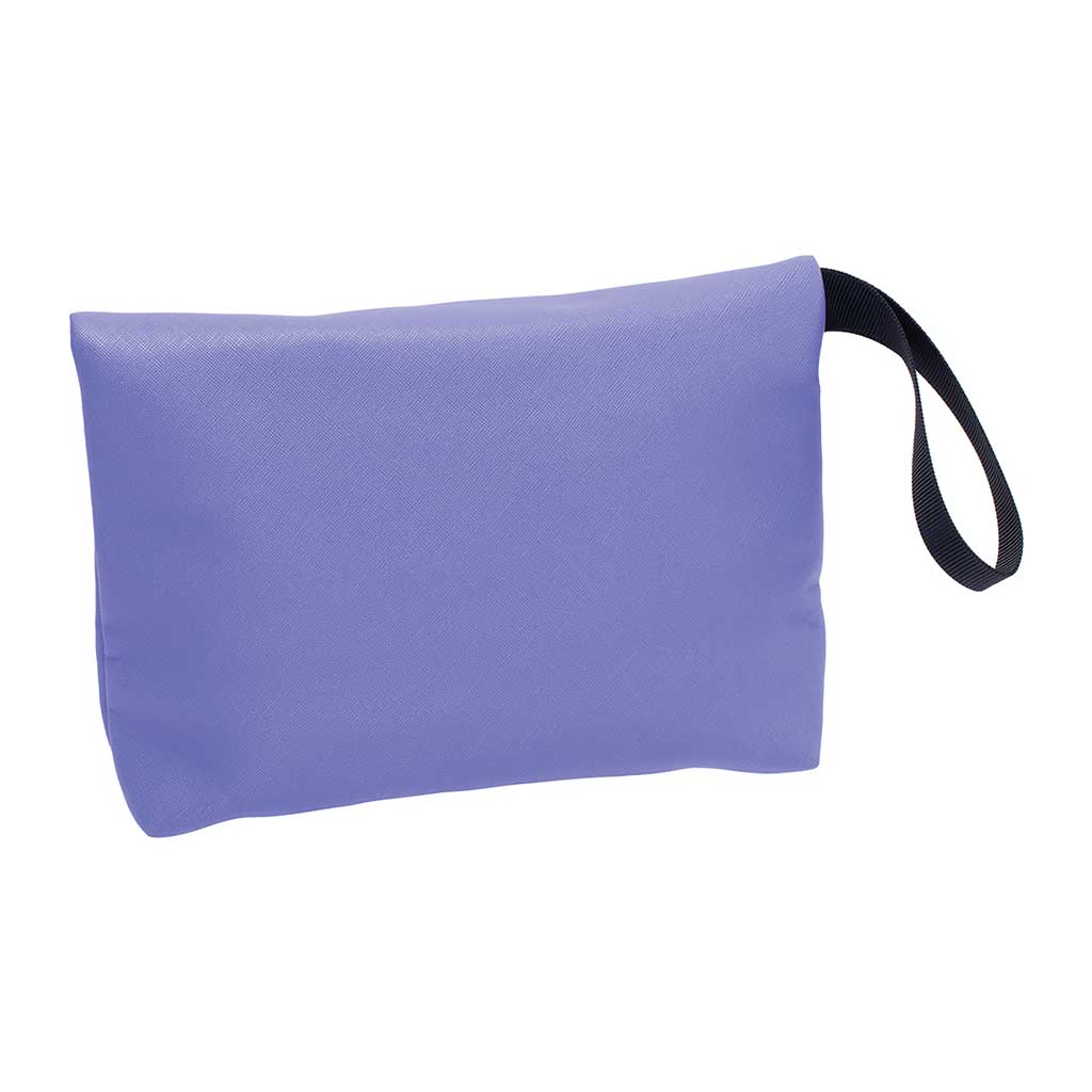 Back view of Very Peri Purple 11x7.5 smellproof bag – durable odor-proof pouch for stash and travel.