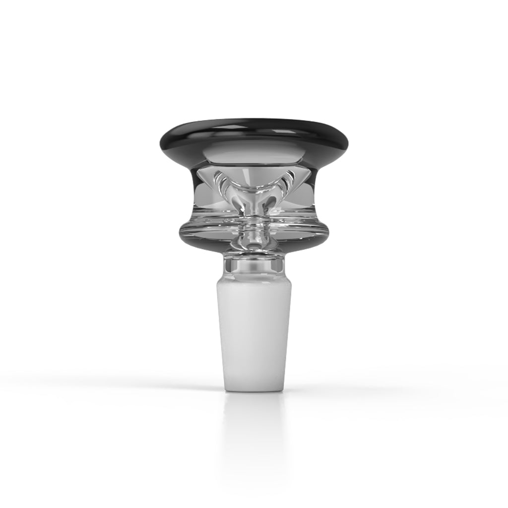  Glass Bong Flower Bowl FB 3 Black Colour with 14mm male joint Clear Image