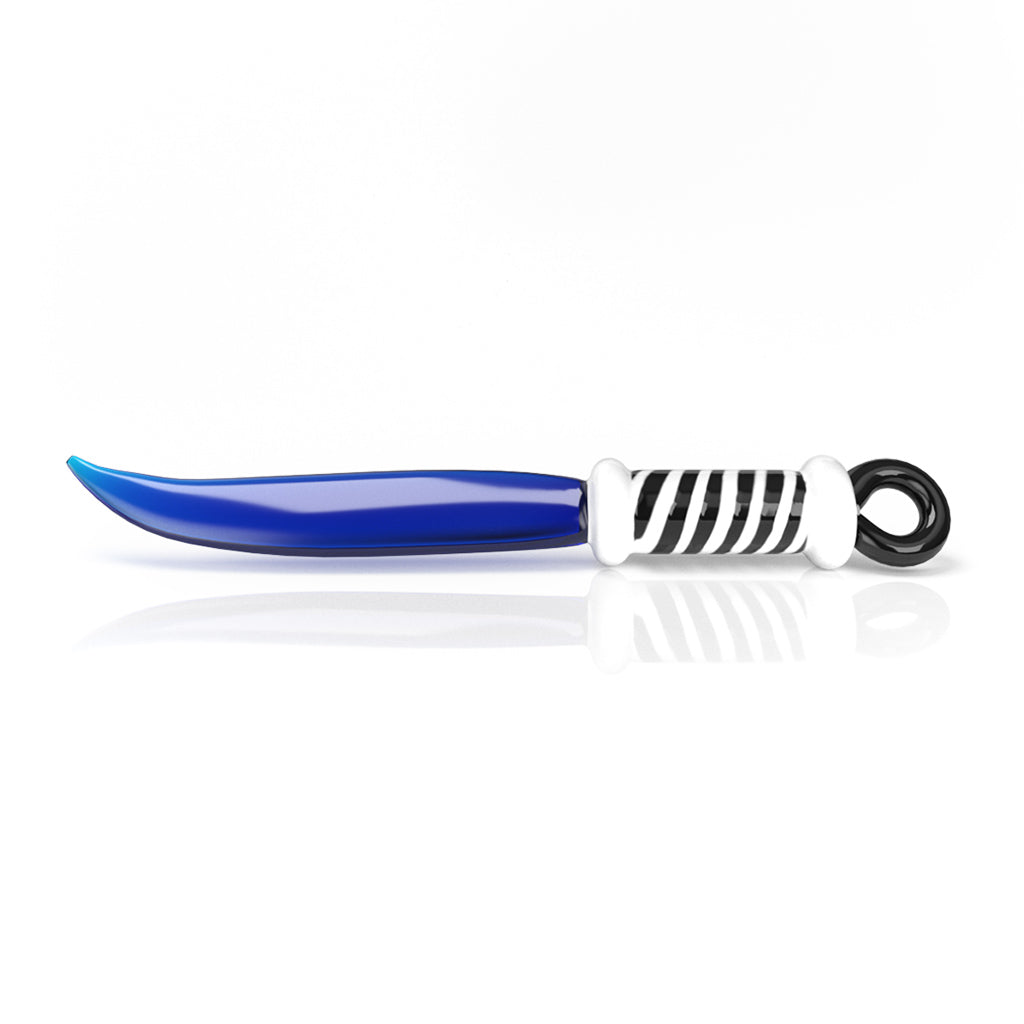 Glass Sword Concentrate Dab Tool Blue Horizontal View
