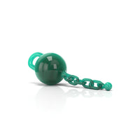 Thumbnail for Glass Terp Chain One Piece Dab Inters Green Colour Horizontal Clear View