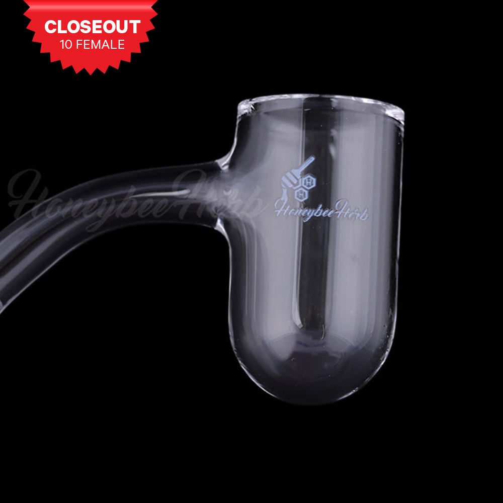 HONEY BEVEL DEEP BOWL QUARTZ BANGER - 45° DEGREE | BL-CLOSEOUT