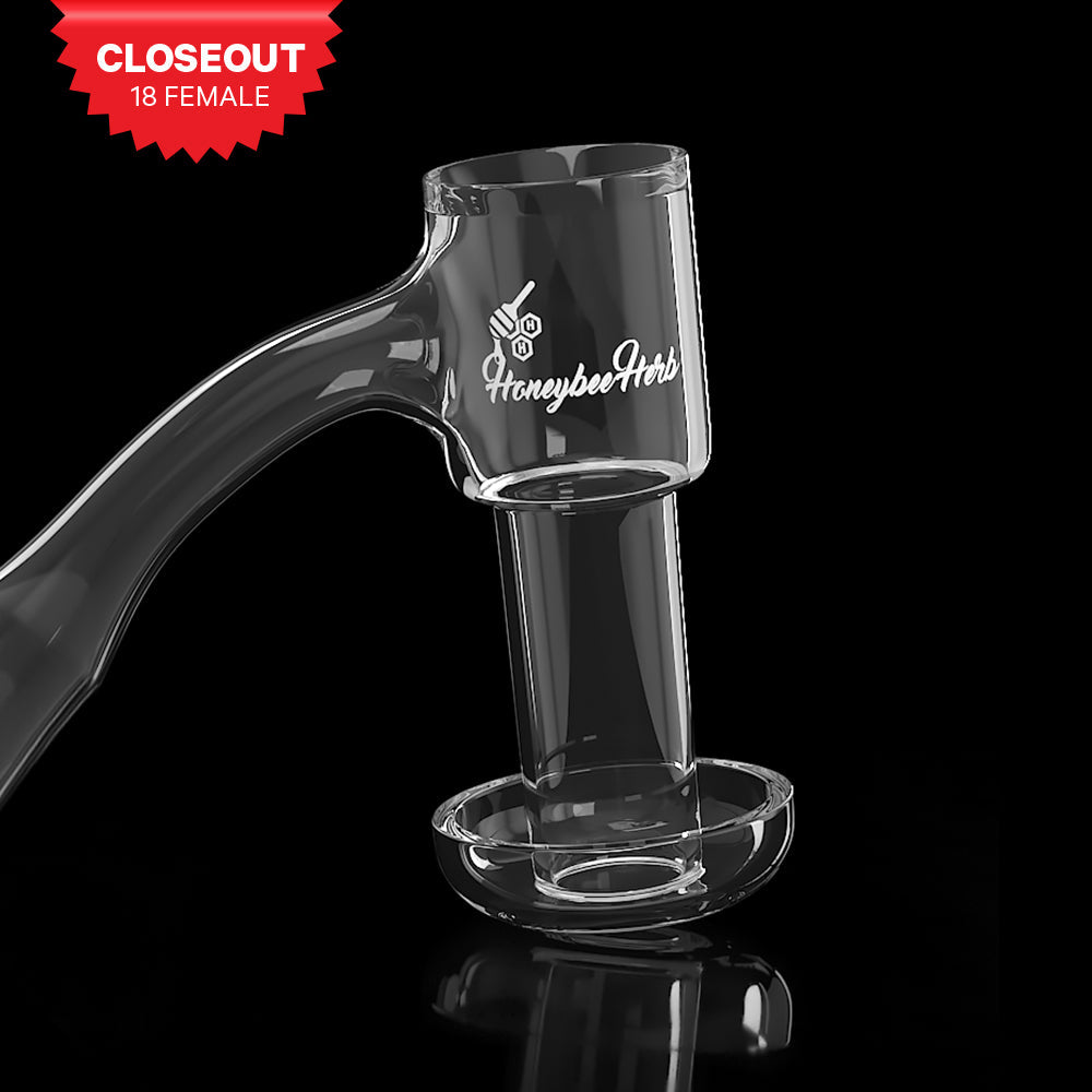 HONEYSUCKLE BEVEL QUARTZ BANGER - 45° DEGREE | BL-Closeout