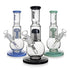 Buy Hittn black 8-arm tree perc bubble base bong – premium glass water pipe for smooth hits. 