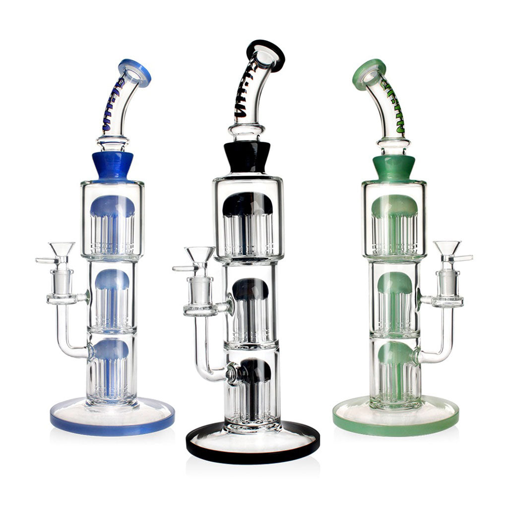 hittn-triple-tree-perc-bent-neck-bong-black-color-variants 