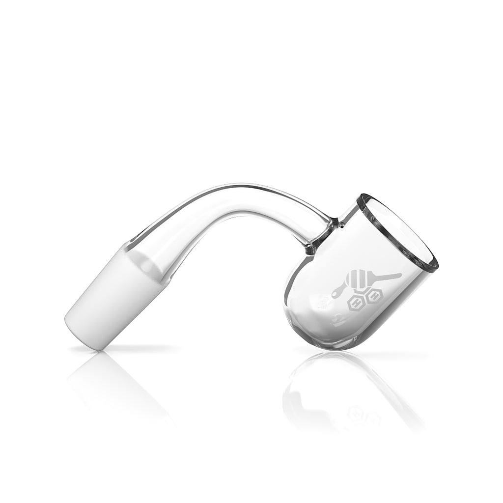 Honey Bevel Bowl Quartz Banger 90° YL 10mm 14mm 18mm Male & Female Joints | Honeybee Herb