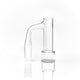 Honey Boiler BL 90° Degree Quartz Banger With 14mm Male Joint Clear View