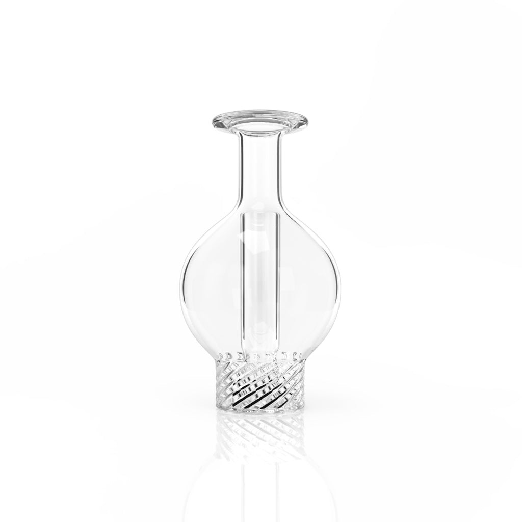 Honey Hive Bubble 30mm Outer & 16mm Spout Diameter Glass Carb Cap Vertical View