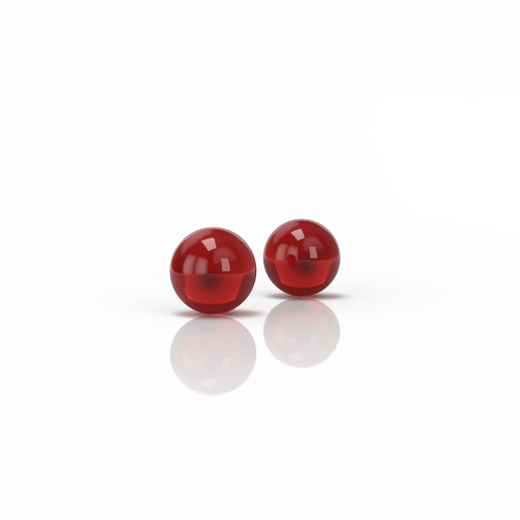 Honey Terp Pearls Quartz Dab Inserts Ruby Colour Clear View 