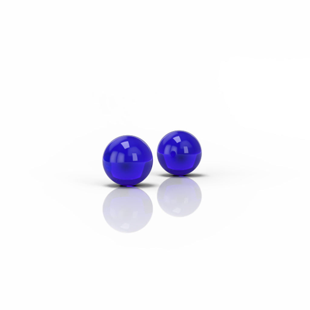 Honey Terp Pearls Quartz Dab Inserts Sapphire Blue Colour Clear View 