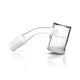 Honey & Milk Bevel Quartz Banger 45° Degree Black Line with 10mm 14mm 18mm Male & Female Joints for waterpipes | Honeybee Herb