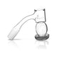 Honeysuckle Bubble Quartz Banger 45° Degree Black Line with 10mm 14mm 18mm Male & Female Joints for waterpipes | Honeybee Herb