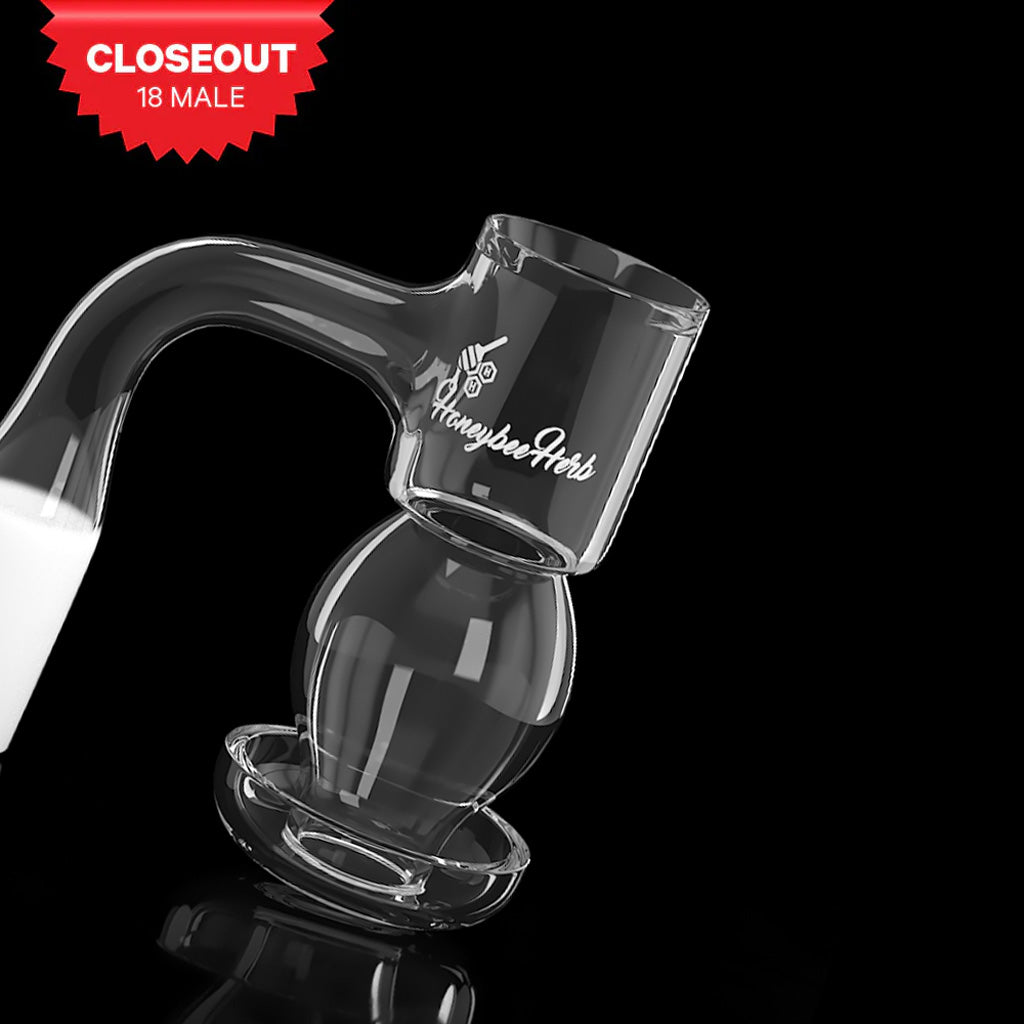 HONEYSUCKLE BUBBLE QUARTZ BANGER - 90° DEGREE | BL-CLOSEOUT