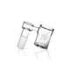 Original Bevel Sidecar Quartz Banger 90 Degree Yellow Line with 10mm 14mm 18mm Male & Female Joints for Dab Rigs Bongs | Honeybee Herb
