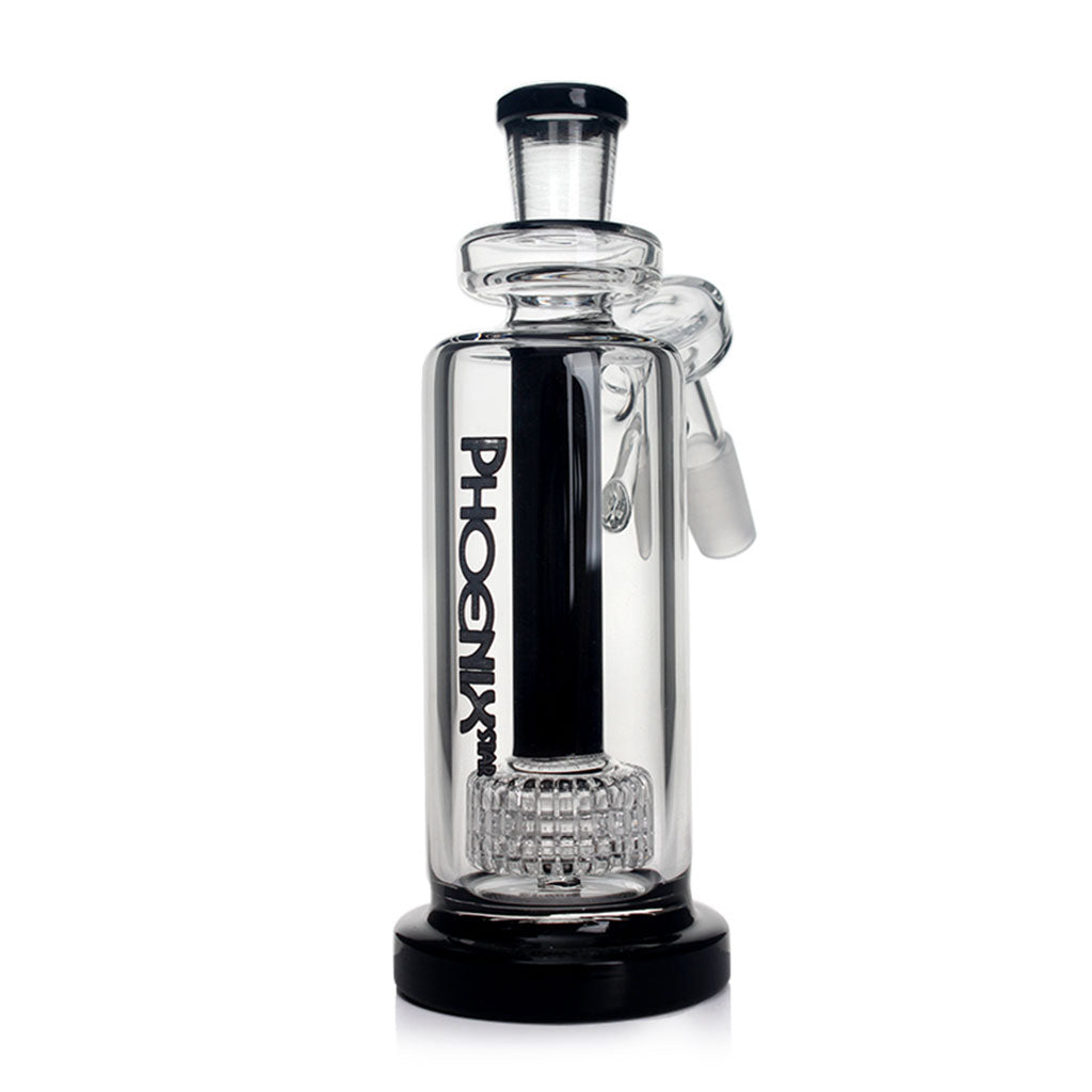 Phoenix Star Black 14MM Male 45°-Degree Single Matrix Perc Ash Catcher Actual Product View