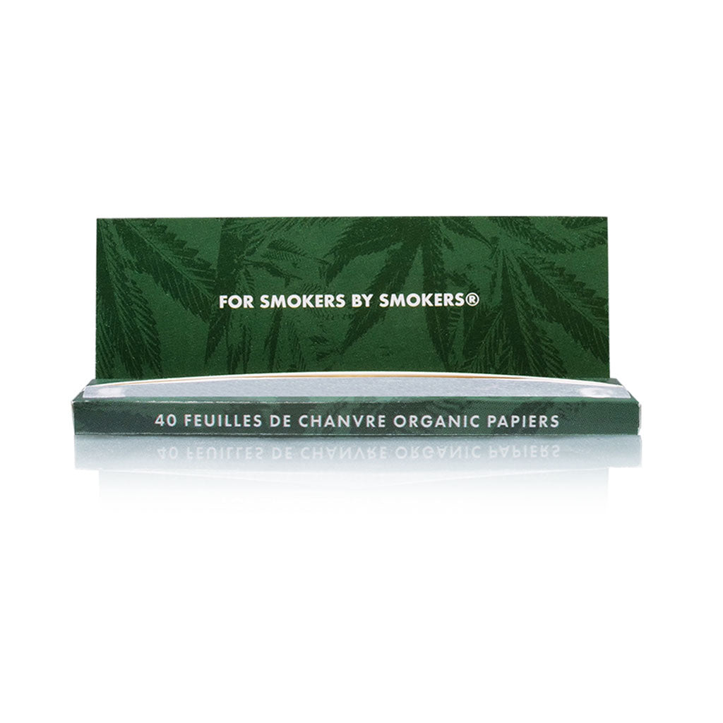 RYOT GREEN LEAF 1 1/4 100% PURE HEMP ROLLING PAPERS 25 PACKS